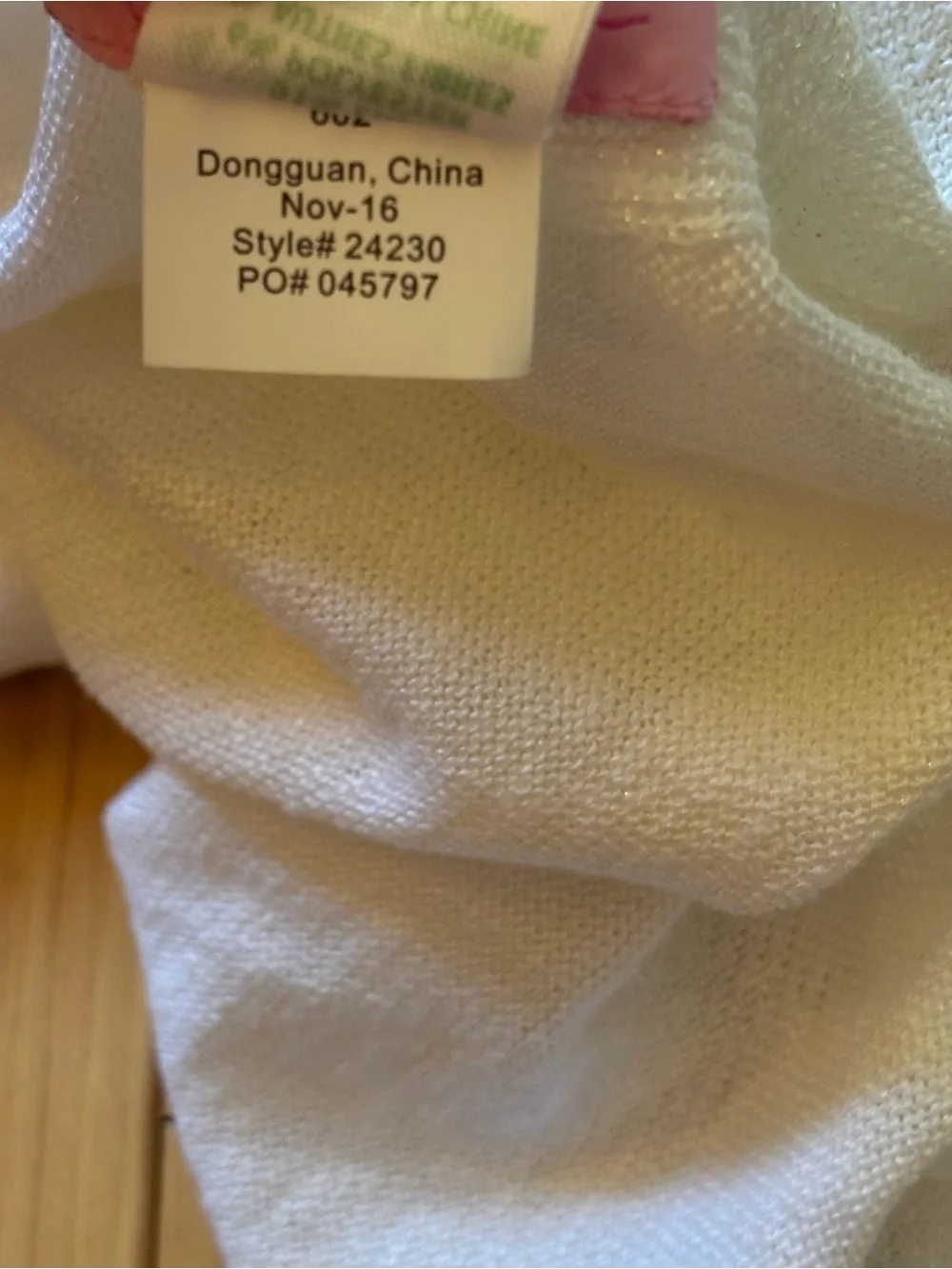 Lilly Pulitzer Bayshore Sweater Wrap Linen Blend Iridescent White Accessory